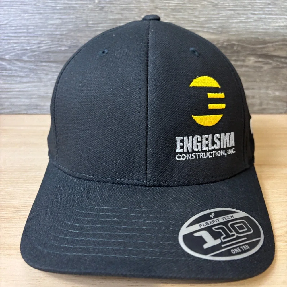 Travis Mathew Hat Cap Snapback Black Engelsma Construction Adjustable‎